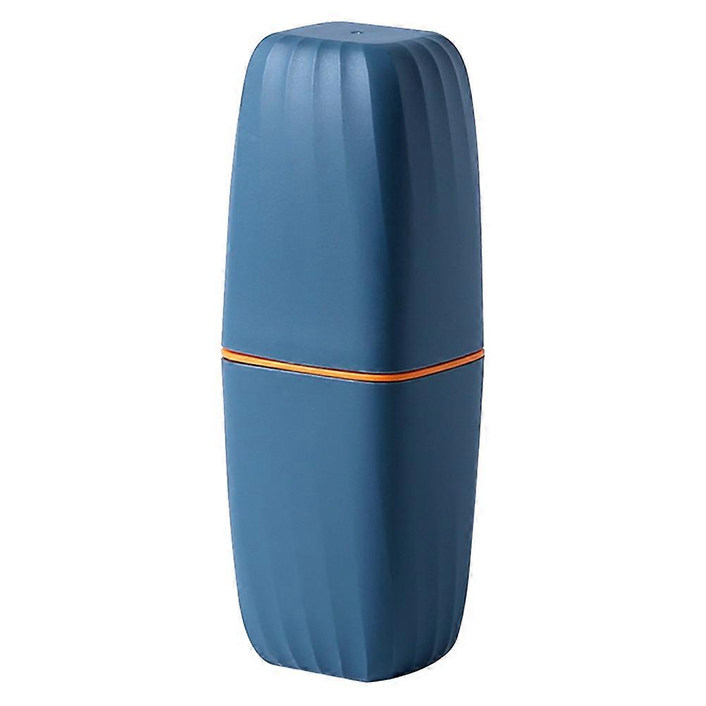 Plastic Toothpaste Cases Sturdy Design Portable for Travel and Home Use Blue 1 Set