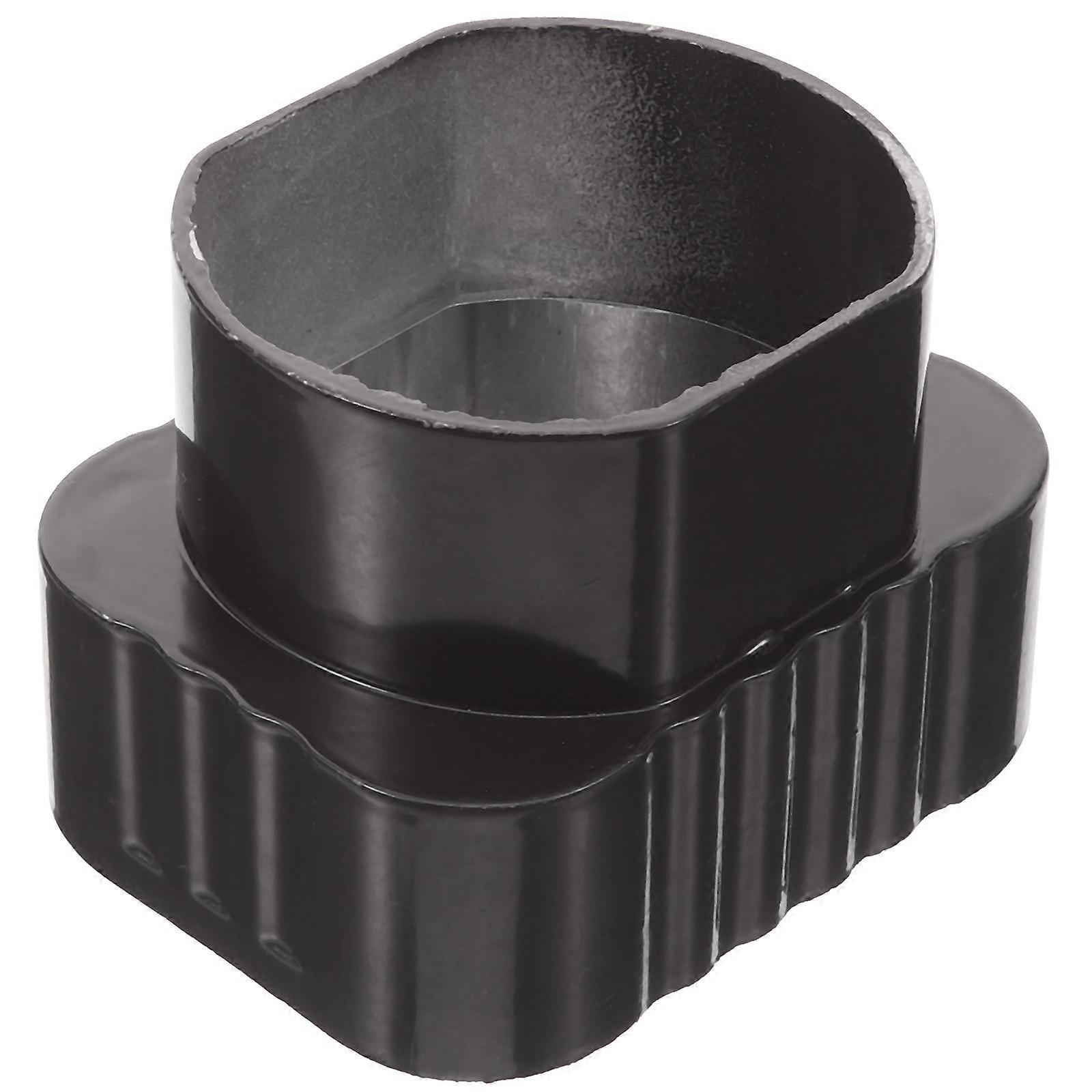 Rainwater Drainage Adapter Gutter Downspout Connector Water Flow Control For Homeowners Aluminum Alloy Square-to-Round Transition 1Set