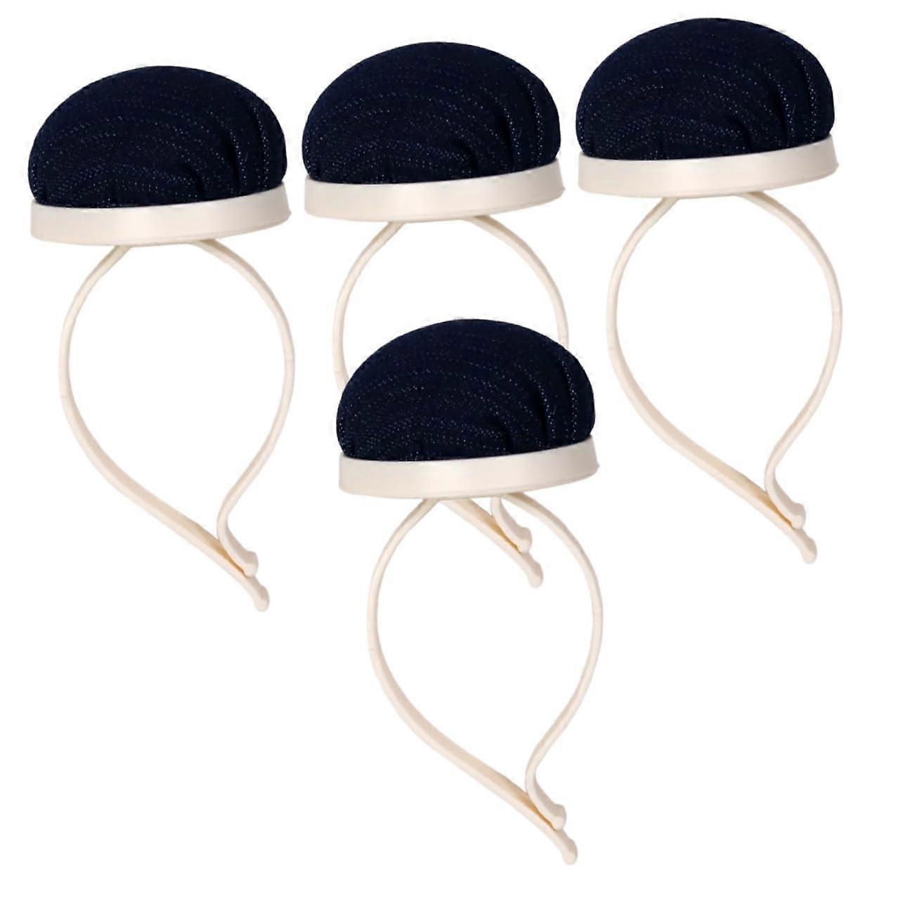 Reusable Wrist Pin Cushion Set Of 4 - Compact Sewing Tool, Safe Needle Storage, Durable And Comfortable, Home DIY