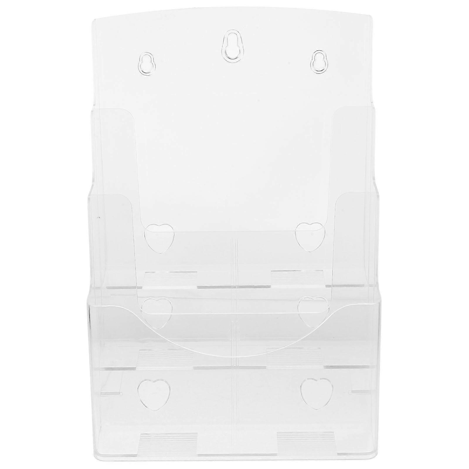 Multipurpose Brochure Holder Rectangular Material Modern Style 32.50X23.50X17.30CM Organization 1Pcs