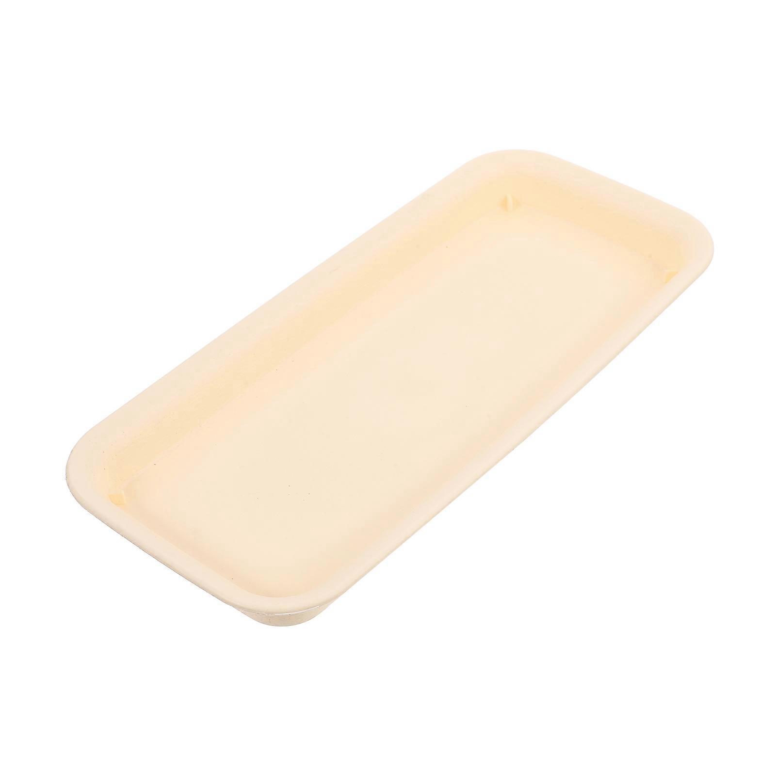 Rectangular Planter Saucer Planter Tray Gardening Resin Leak Protection 31.00X14.00X2.50CM 1Pcs
