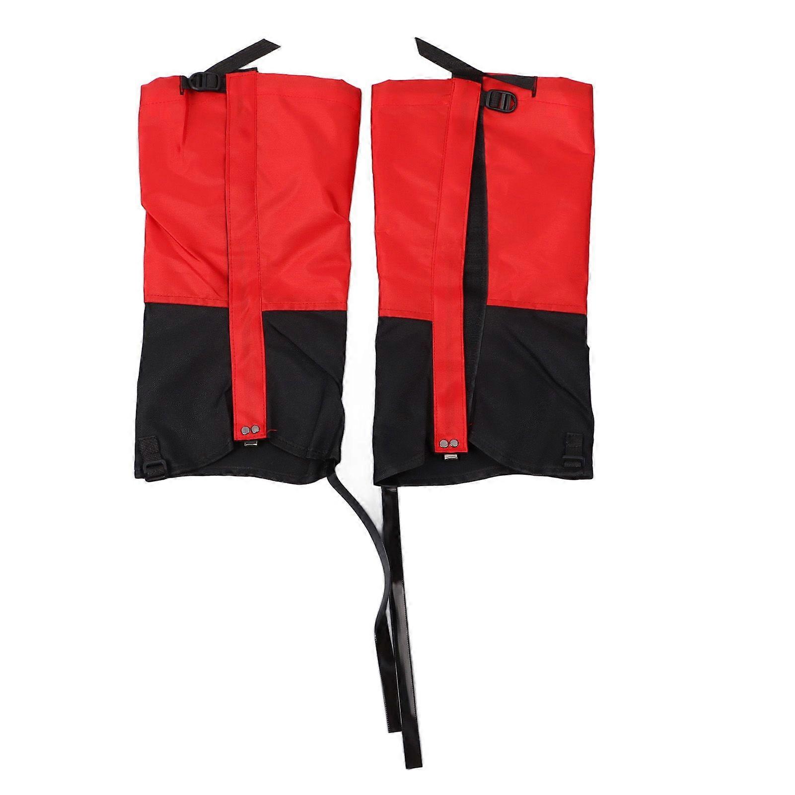 Leg Hiking Gaiters Waterproof Snow Boot Guard Snow Boot Gaiters Lightweight Breathable for Men Women Mountain Climbing Red L for Size 4143 YMHC