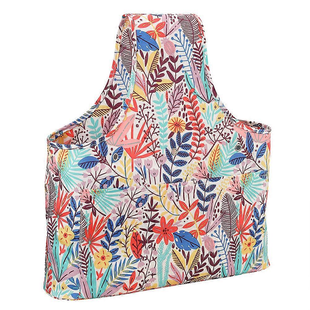 Knitting Bag Organizer Portable Crochet Bag Woolen Yarn Container Multi Color Daily Use 1Set