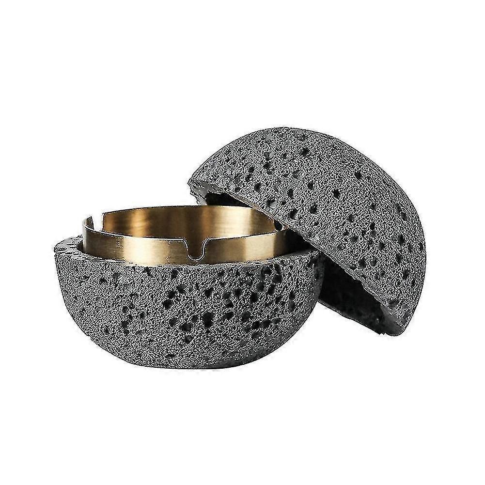 Creative Personality Trend Anti-Fly Cement Ashtray for Specific Brands, Unique Design for Modern Spaces