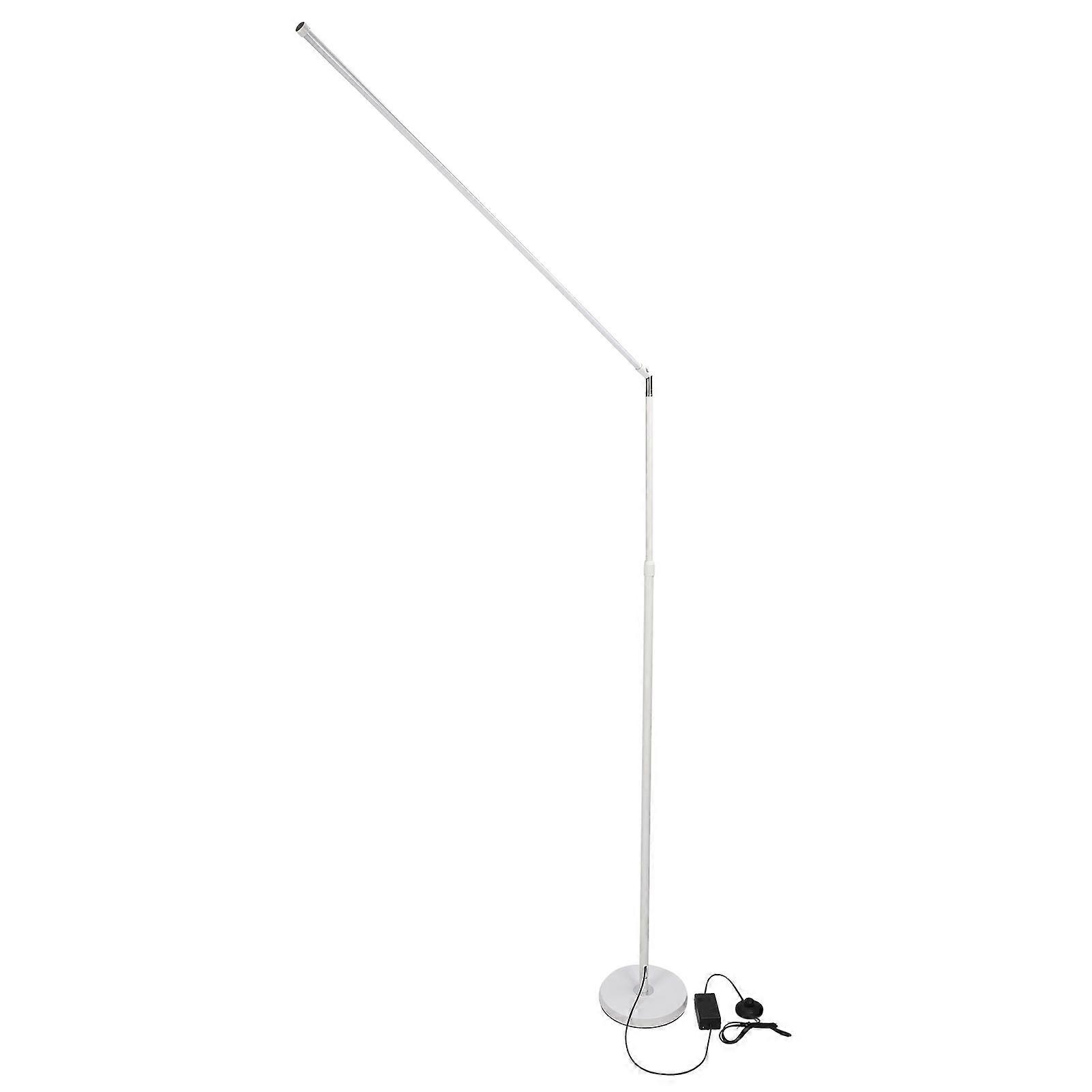 36W 100cm Head LED Floor Light 3300K‑6500K Eyelash Beauty Lamp with Remote Control White 110‑240V US Plug