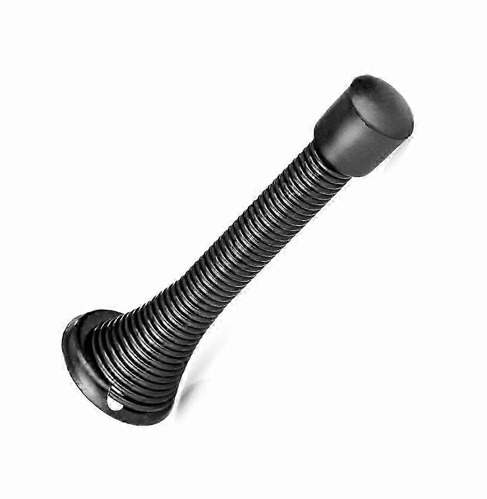 10 Pack of Heavy Duty Spring Door Stops in Black - 3-Inch Size for Reliable Door Protection & Noise Reduction