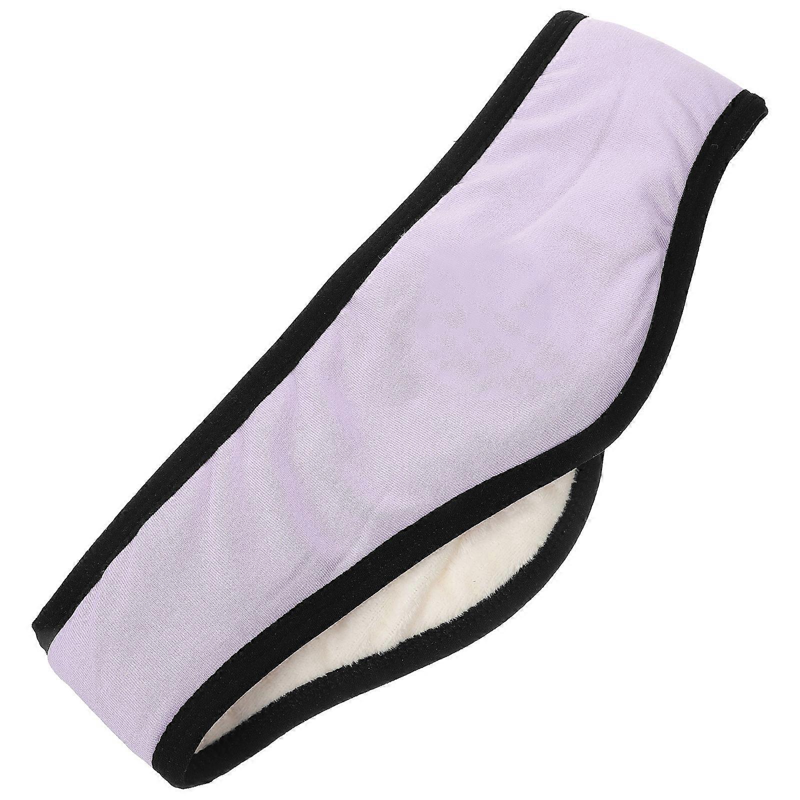 Stylish Purple Adjustable Ear Warmer for Women – Cozy with Comfortable Headband Design, Thickened Warmth for Peaceful Rest