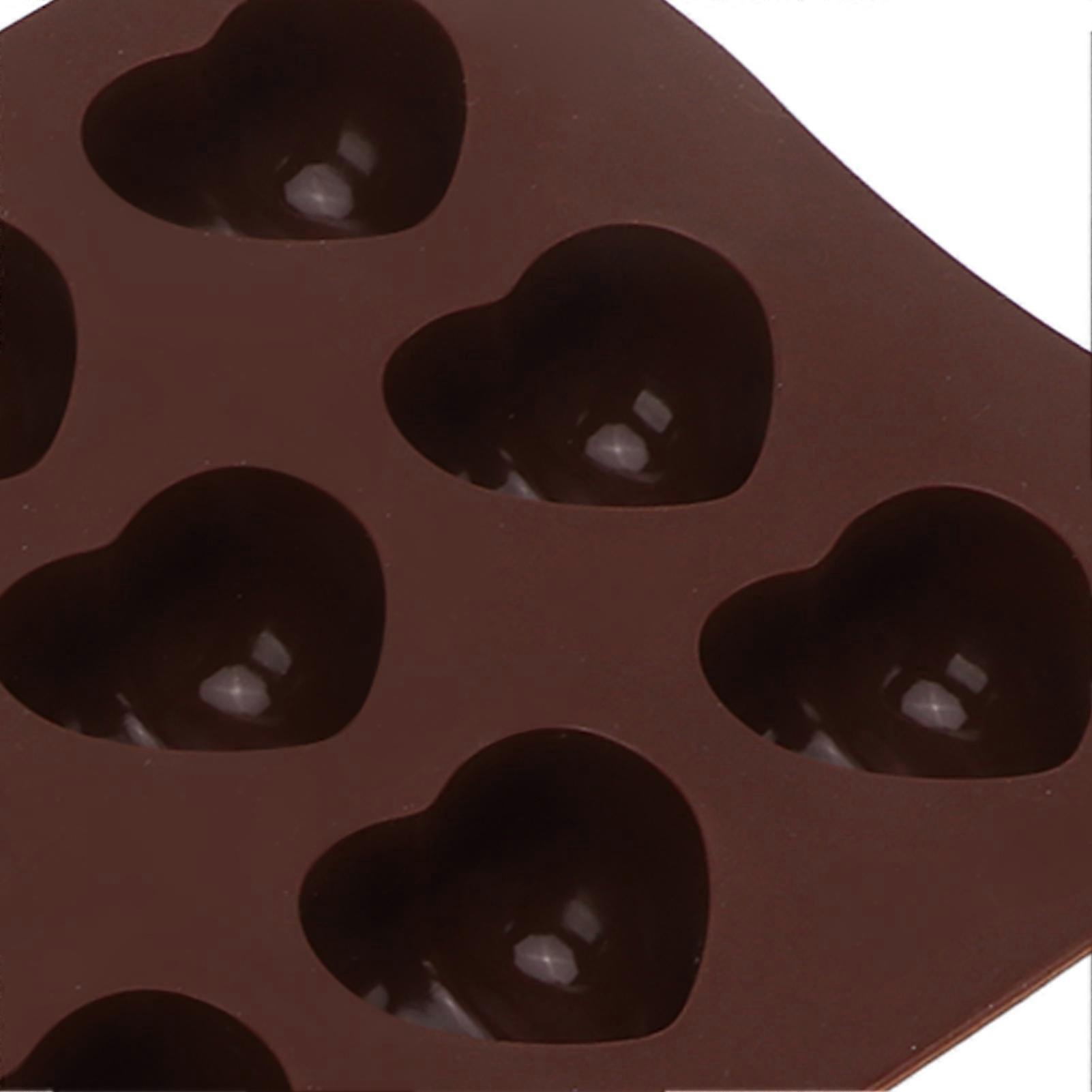 Chocolate Silicone Mould Heart Design Flexible Smoothly Easy Demoulding DIY Chocolate Making Tools