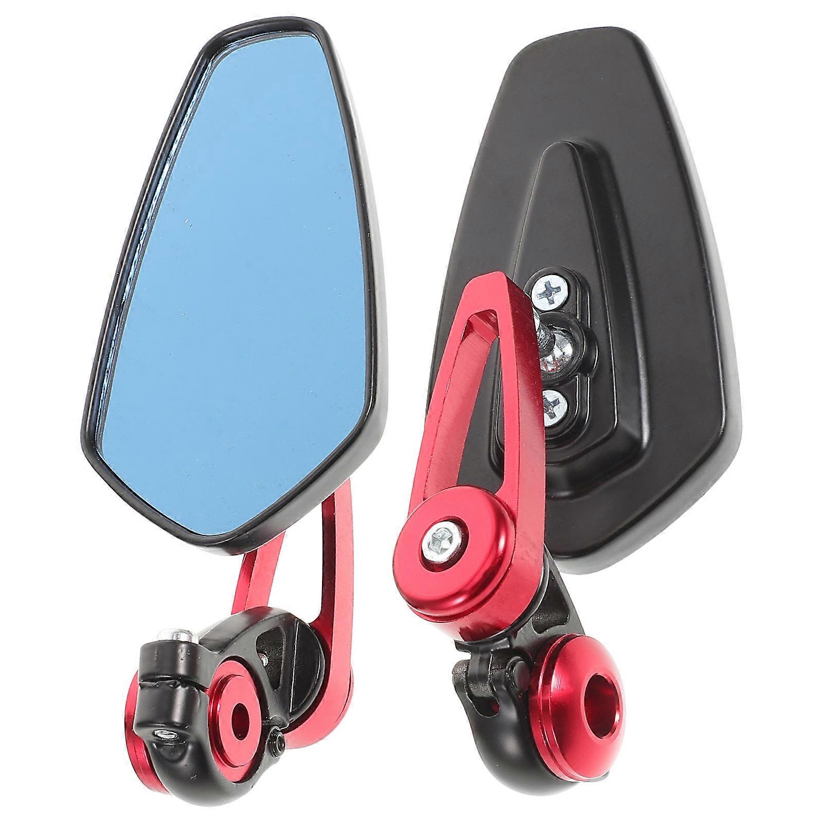 Motorcycle Rearview Mirror Set   Durable Handlebar Replacement with Wide Field of View for Scooters and Bikes   Stylish Design for Enhanced Safety