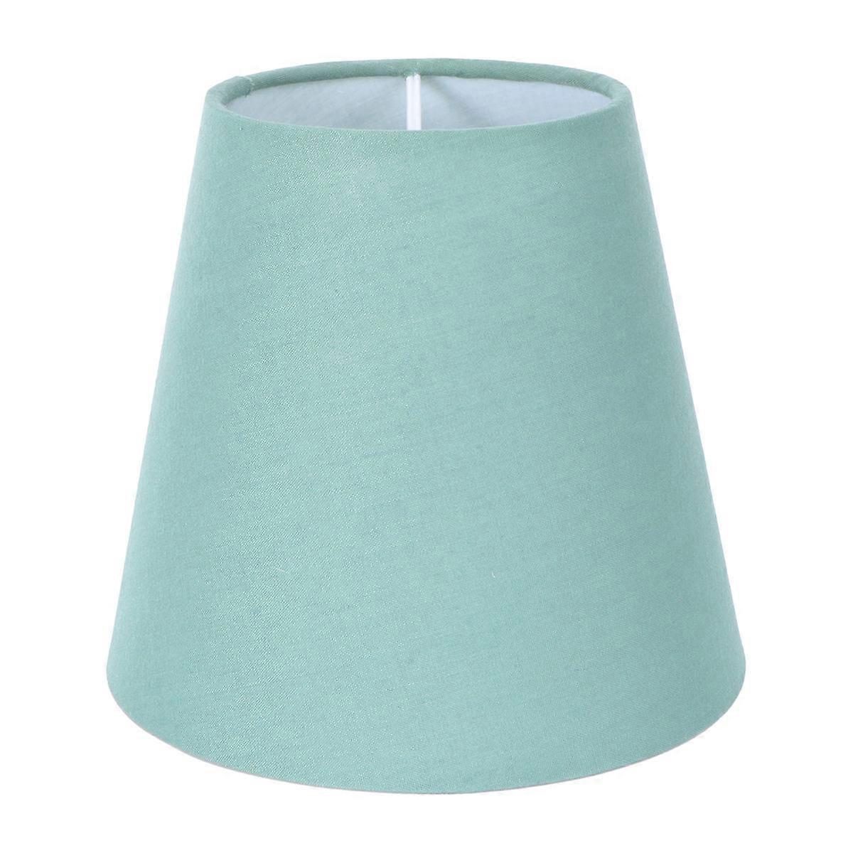 Dark Green Fabric Lampshade for Decorative Lighting, Durable European American Style Clip On Bubble Shade for Warm Atmosphere, Easy Self Assembly