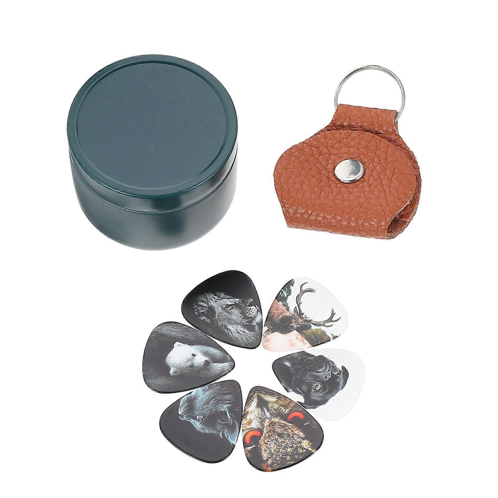 Guitar Picks Set with Storage Box – Durable, Lightweight Picks for Acoustic, Electric, and Smooth Edge Safe Playing
