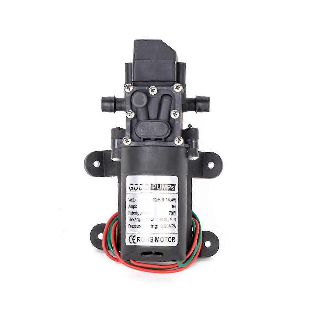 1Pcs Automatic Flow Switch 6L/Min DC12V 70W 130PSI AUTO Diaphragm Water Pump Self Priming Pumps, St
