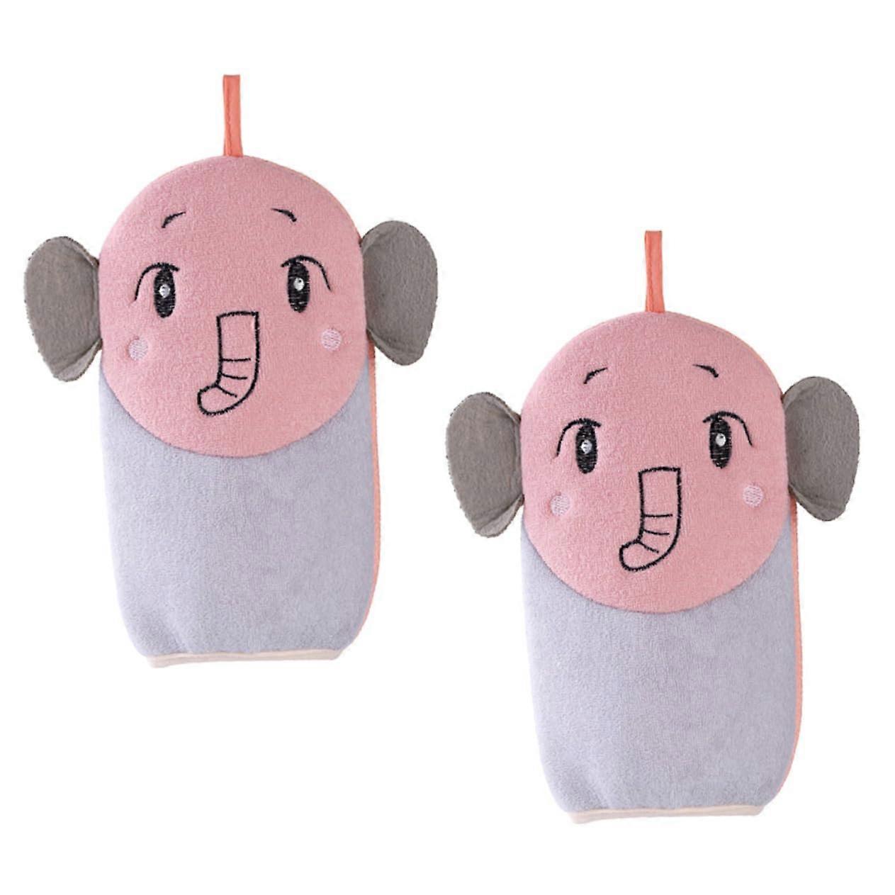 Bath Gloves Pack of 2, Cotton Shower Scrubber, Cooling Sponge, Heated Dartboard, Soft Child Comforter, Wet Towels