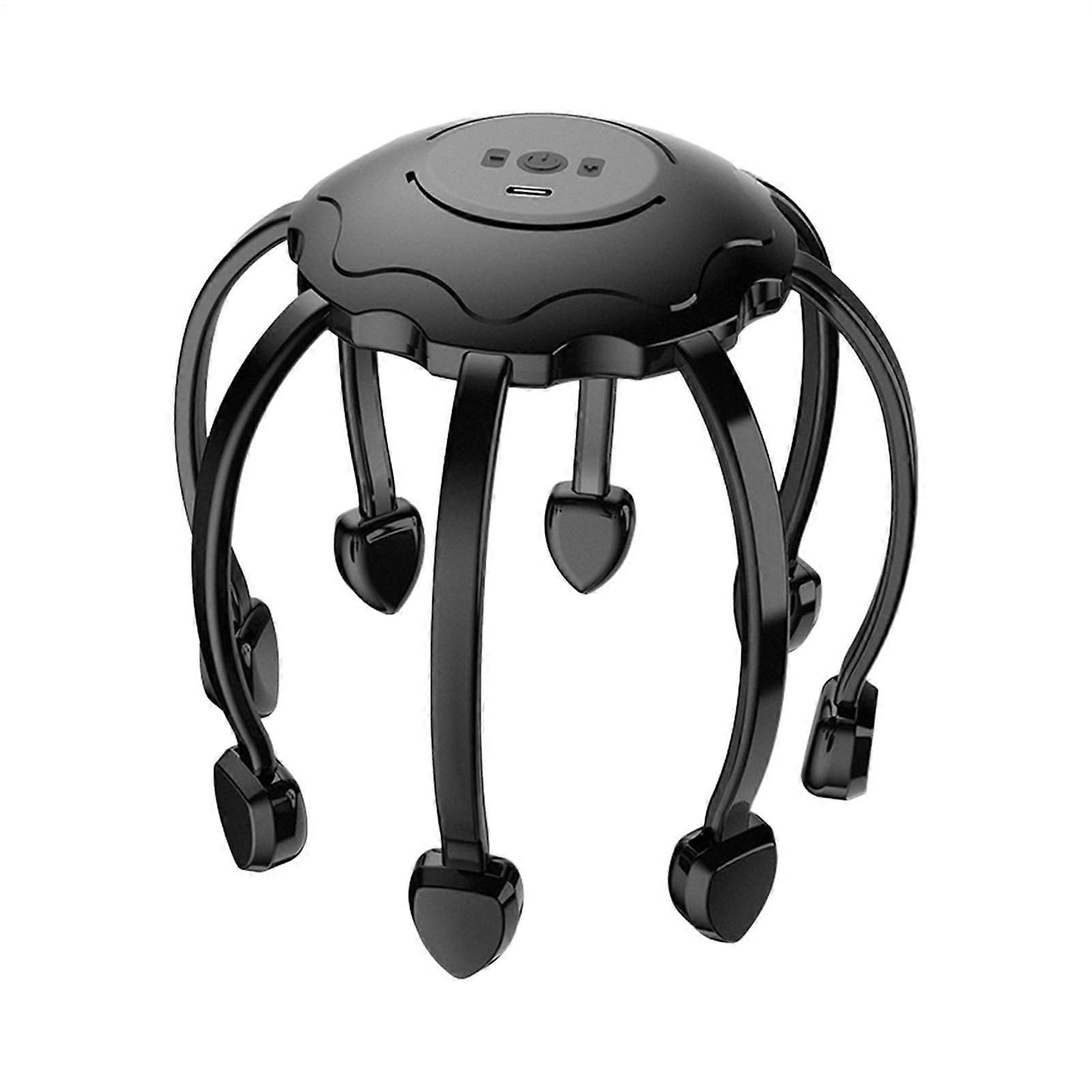 Head Scratcher 360° Electric Head Massager - Portable 8-Claw Scalp Stimulator for Relaxation at Home and Travel
