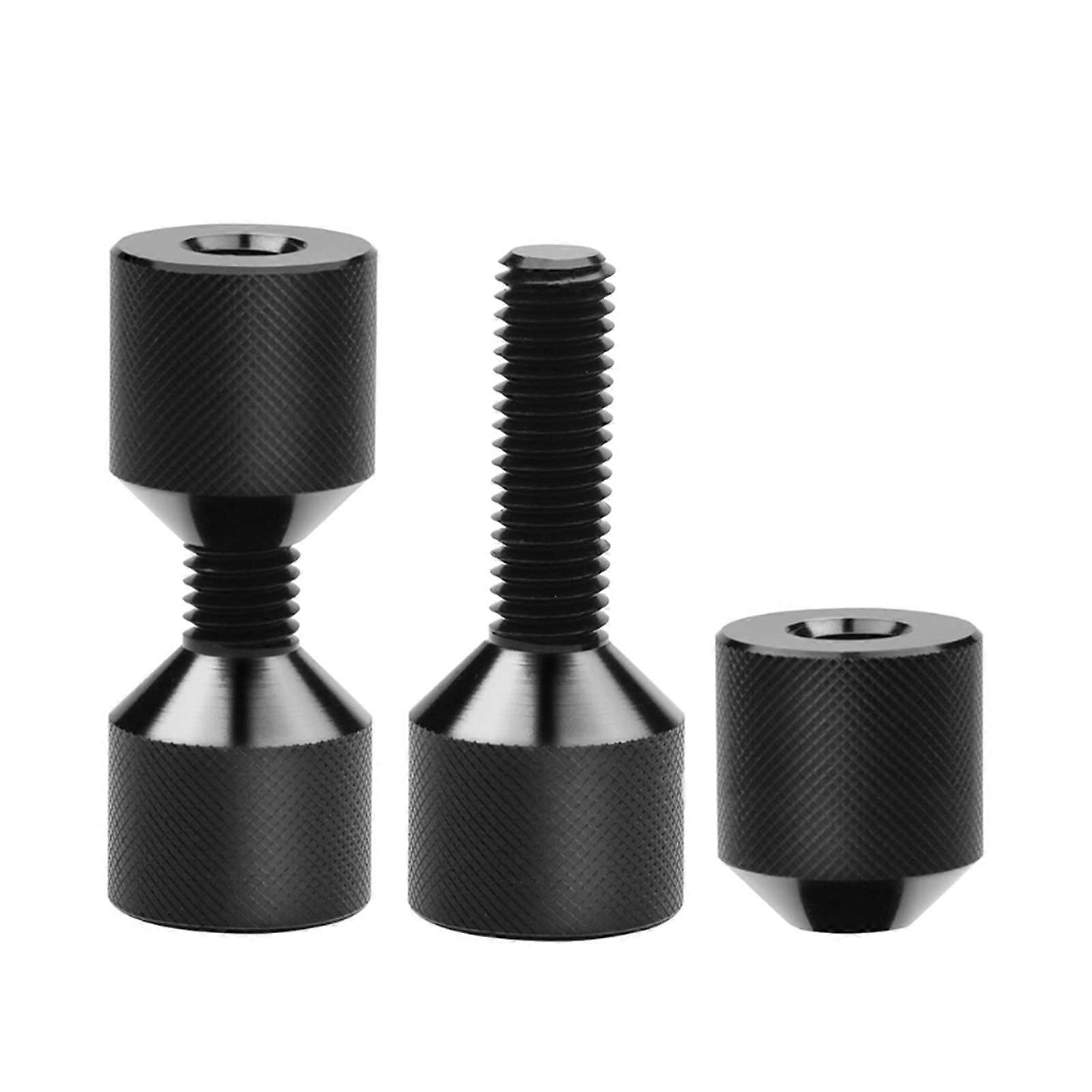 11/8' Two Hole Alignment Pin Set 6061 Aluminum 2Hole Flange Pin Black Oxide