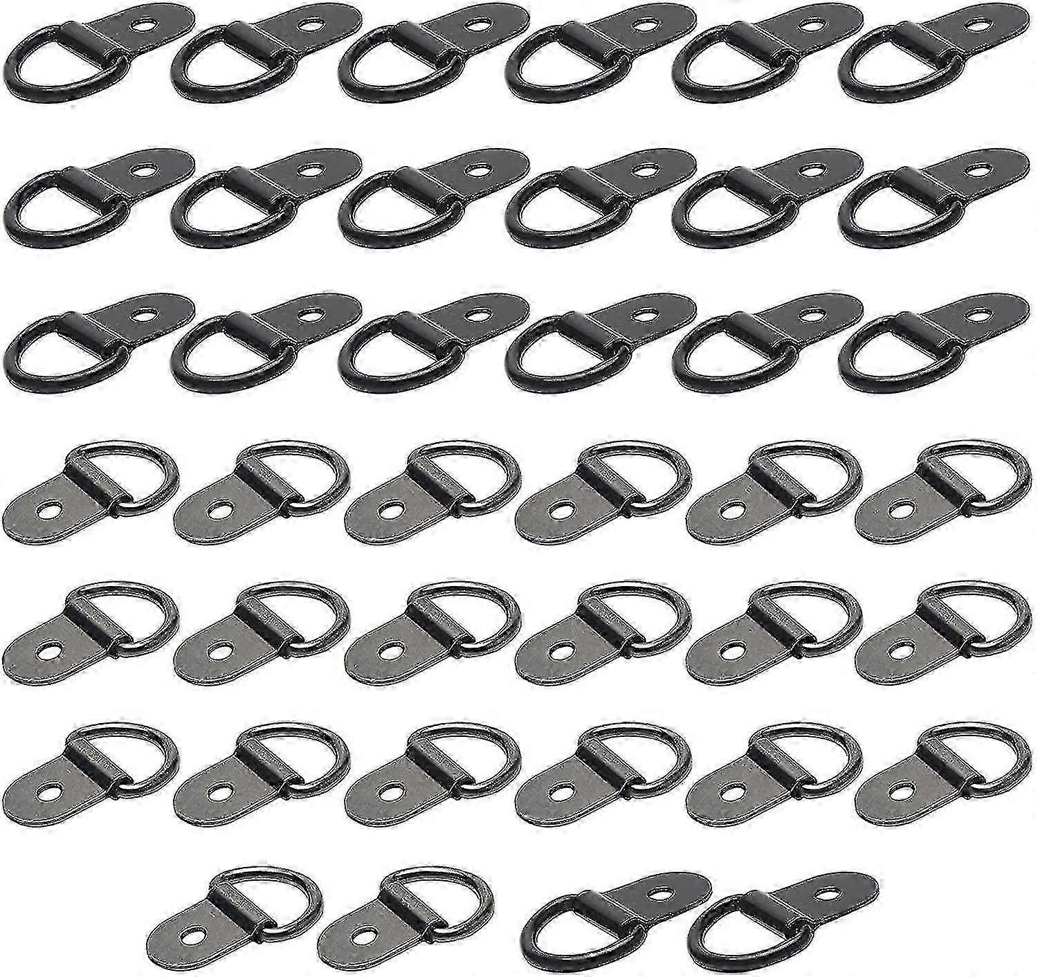 D Ring Tie Downs, 40pcs D-rings Anchor Lashing Ring Safety Tie Down Loop Lashing