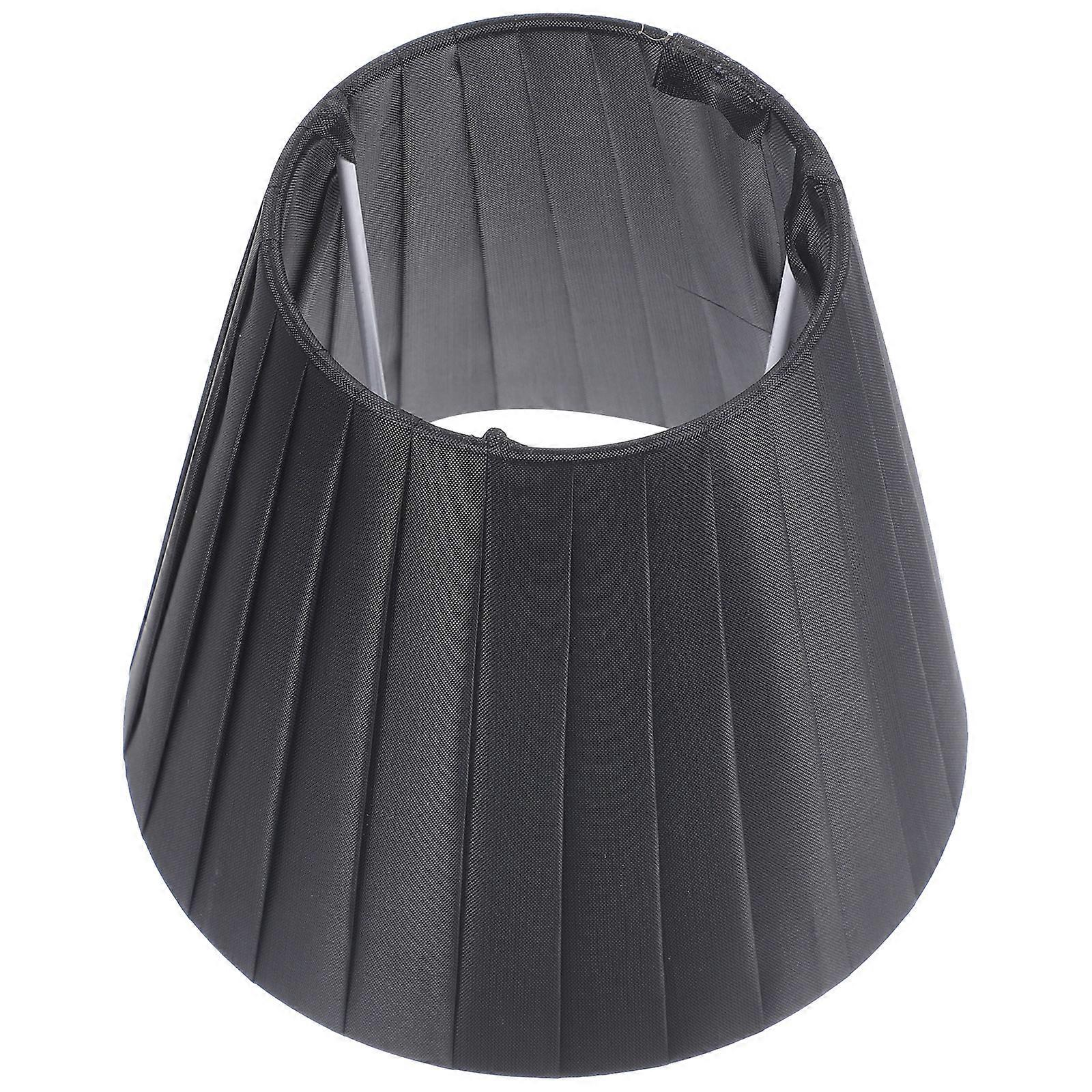 Simple Design Small Lampshade E14/E27 Socket Barrel Lamp Shade Replacement Black Light Diffusion 1Pack