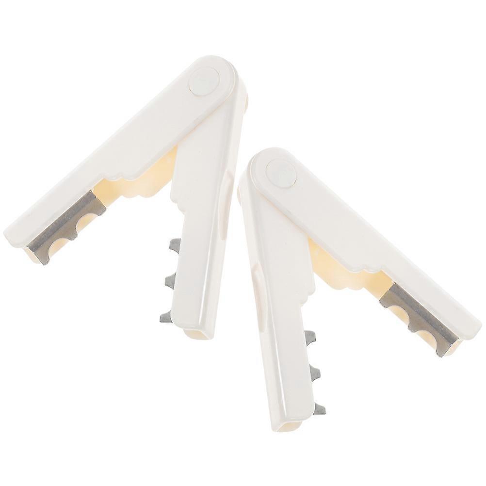 Rose Thorn Remover Stripping Tool with ABS Material for Home Use White Easy to Use 2pcs