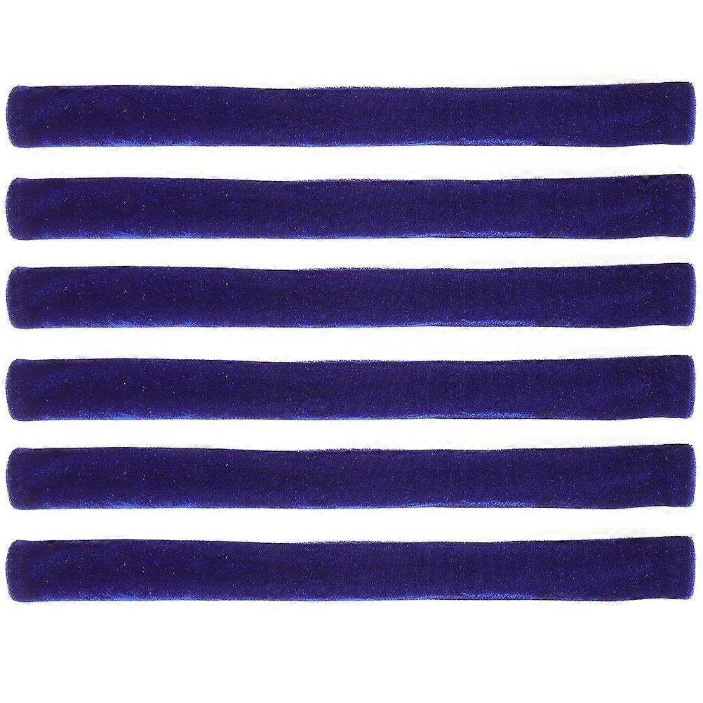 Door Handle Protective Cover Easy Cleaning Handle Protection Velour Fabric Hook and Loop Fastening Rectangular Shape Kitchen Home Use 6Pcs