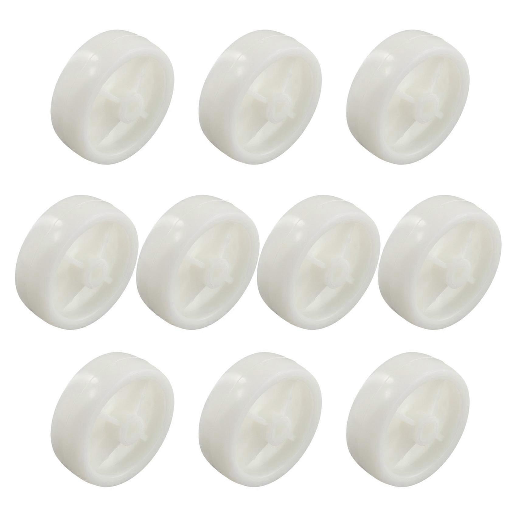 3 Inch Single Wheel Light White PP Plastic Small