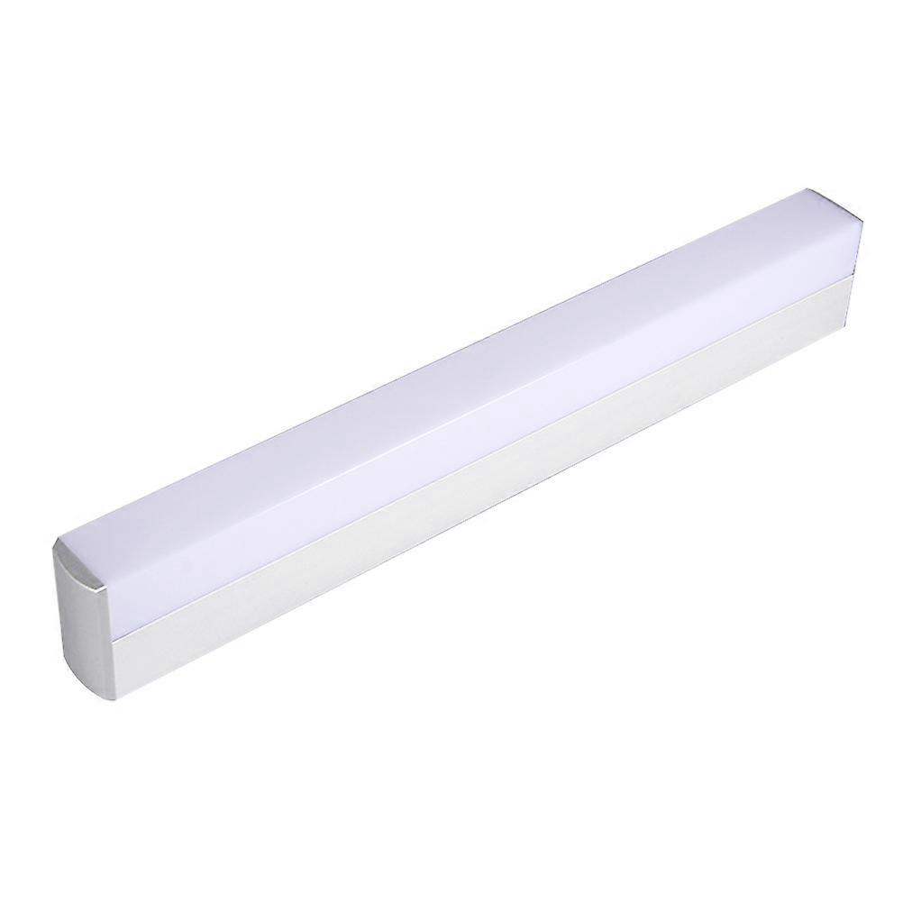 Modern Minimalist Wall Lamp Silver 25CM Energy Saving LED Vanity Mirror Light for Bathroom