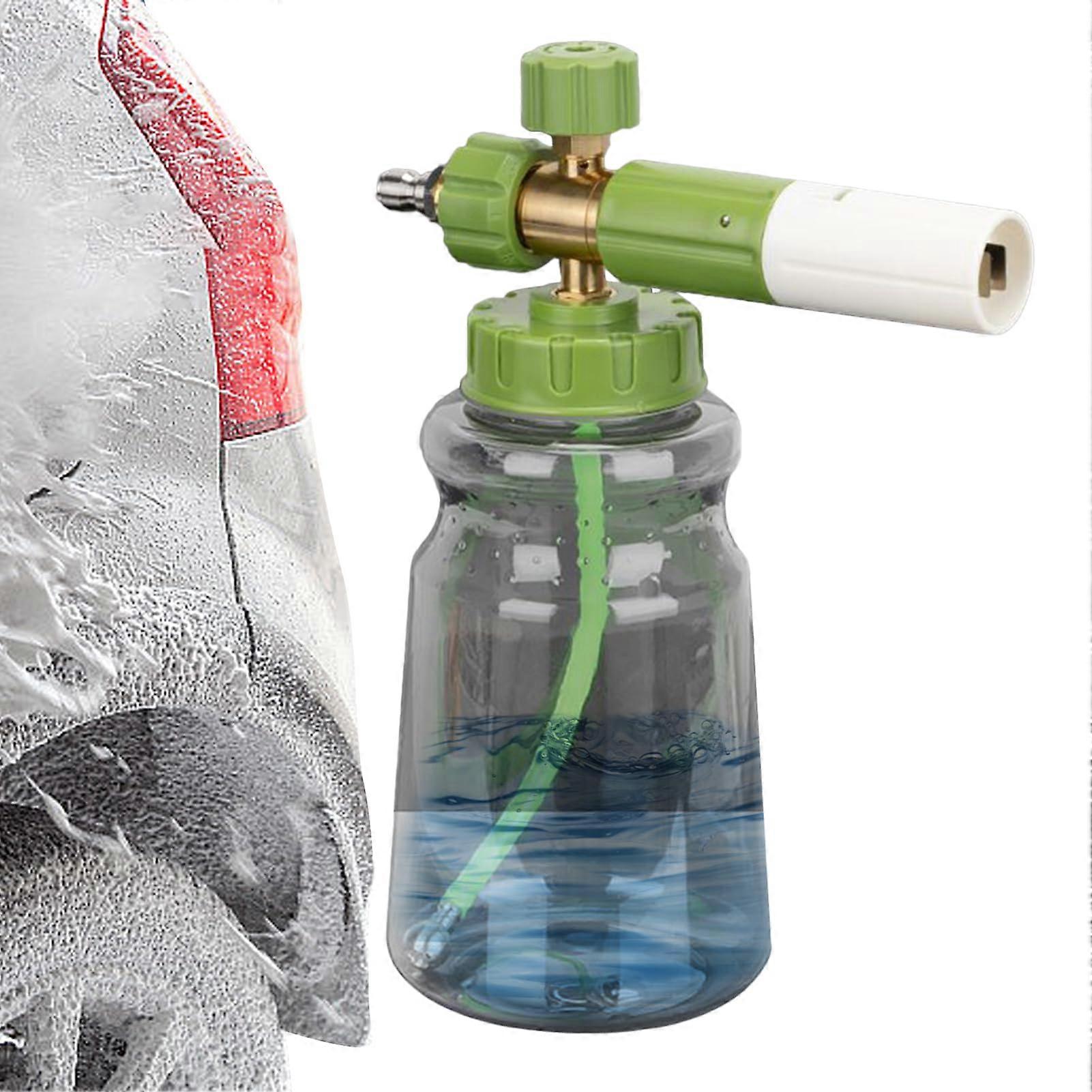 Car Foam Lance Adjustable Nozzle For High-Pressure Washer Quick-Connect Hose Fitting Ergonomic Handle
