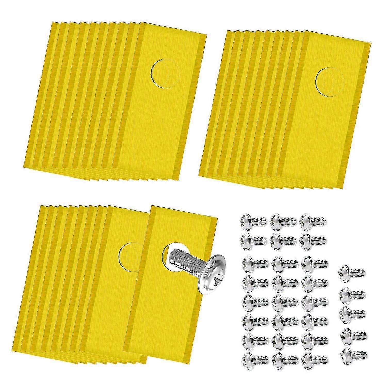 Worx Landroidロボット芝刈り機用30個、ステンレス鋼交換用ブレード、36.2x18mm