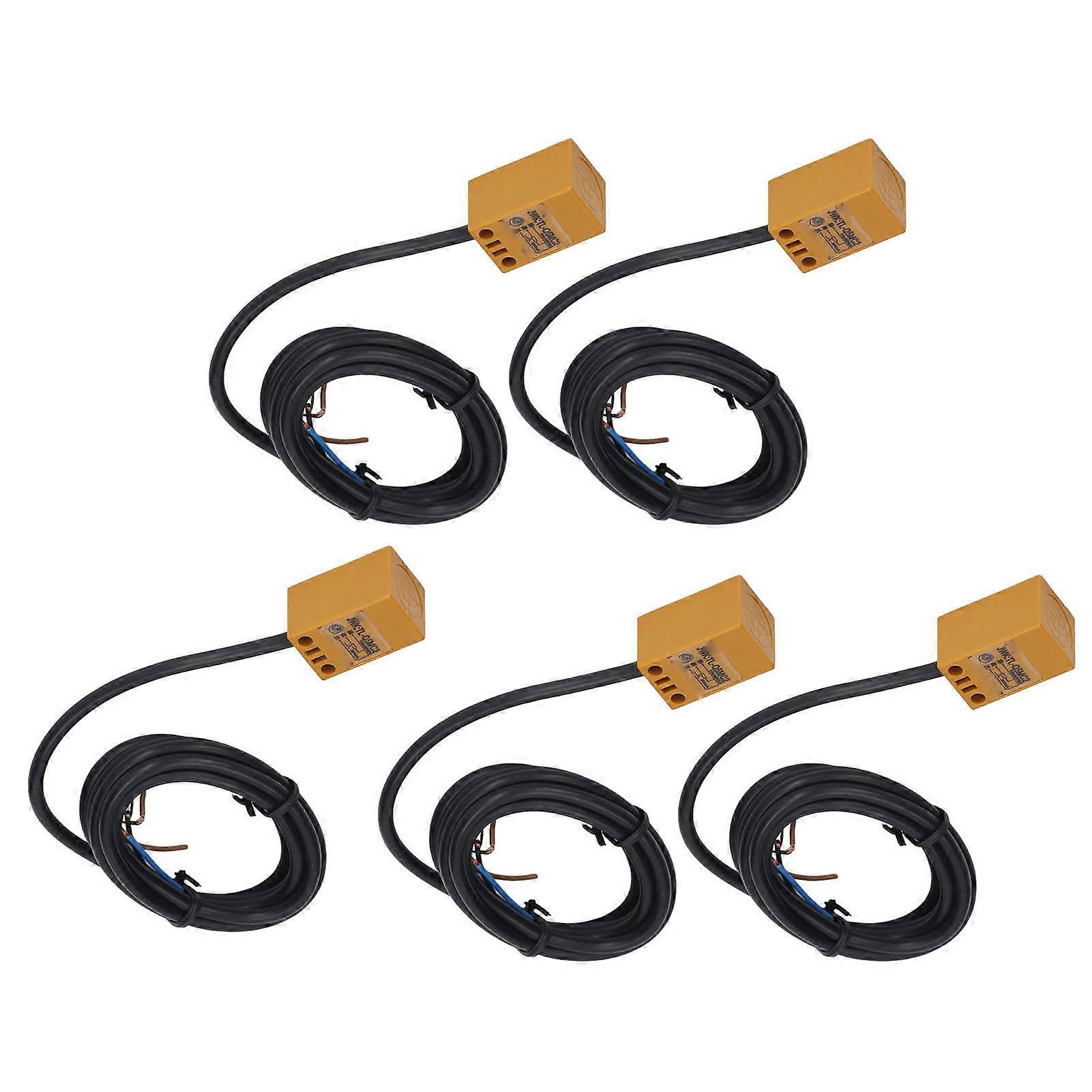 5Pcs Proximity Switch NPN Normally Closed IP65 28Hz Response Frequency Proximity Sensor 10‑30VDC 200mA 