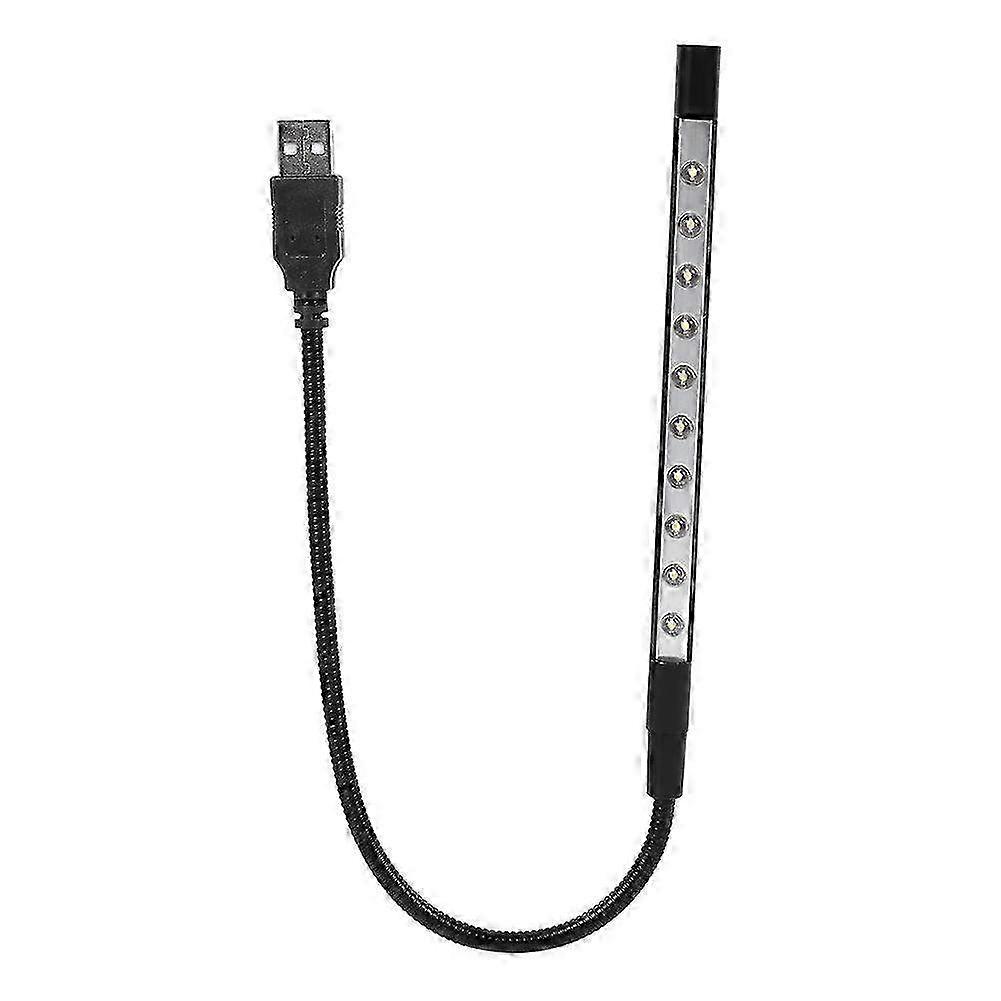 Flexible 5V Mini USB LED Reading Light Lamp & Flashlight - Portable Black Light for Laptop, PC, or Computer Keyboard