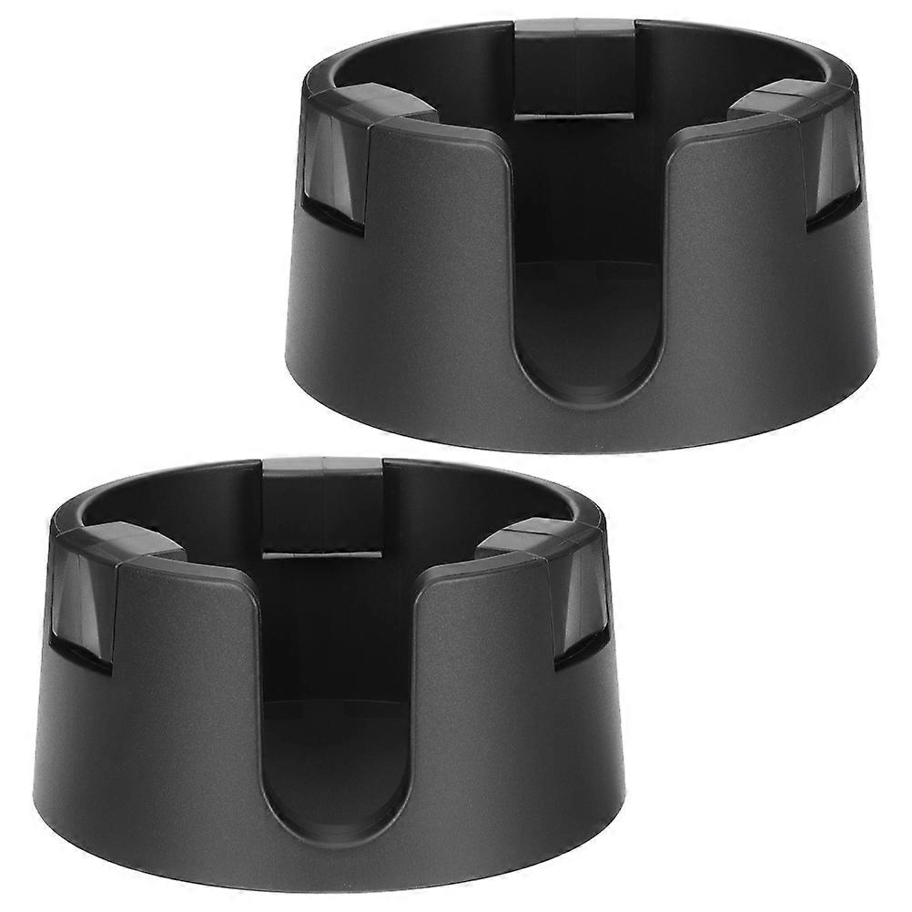 Spill-proof Cup Holder For Sofa 2Set Black Versatile Design Perfect For Home Study Waterproof And Insulated