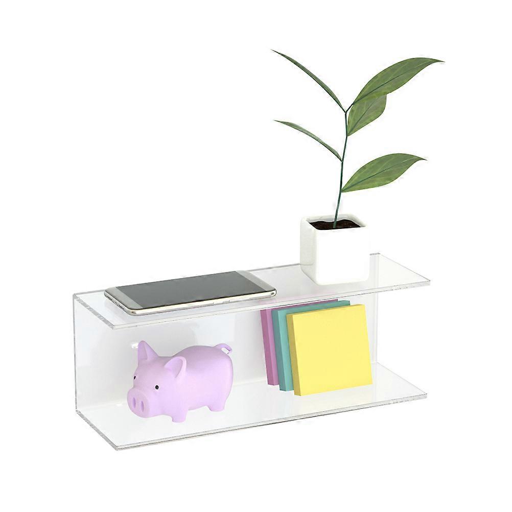 Toy Organization Display Stand Holder For Mall Office Rectangular 33*11cm Elegant Clear Acrylic 1Set
