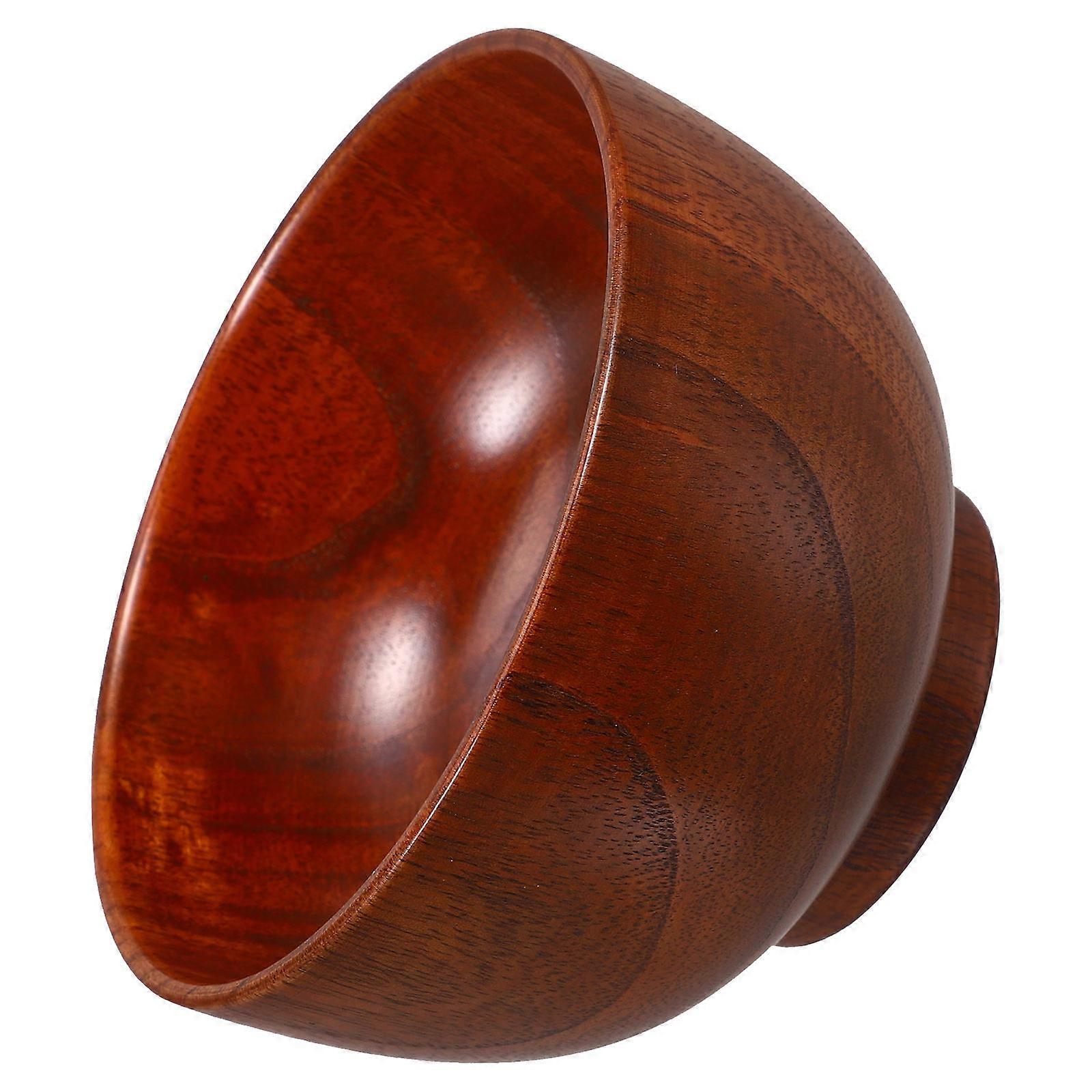 Creative Wooden Salad Bowl Elegant Fruit & Snack Container for Parties & Everyday Use, Food Safe & Smooth Texture