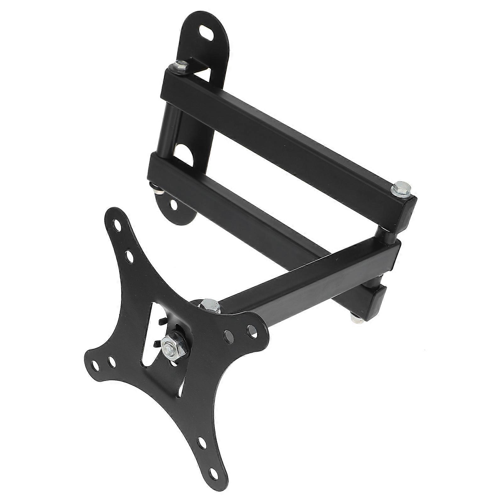 Rotatable LCD Monitor Mount 10-27 Inch Triple Arm Design For Home Office And Workplace Setup Black 1Set