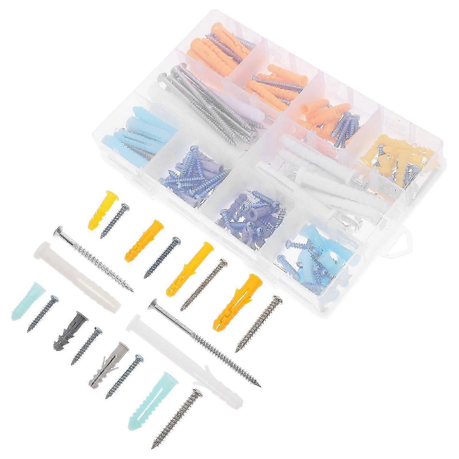 Self Tapping Screws Kit Construction Screwing Assorted Color 1Set