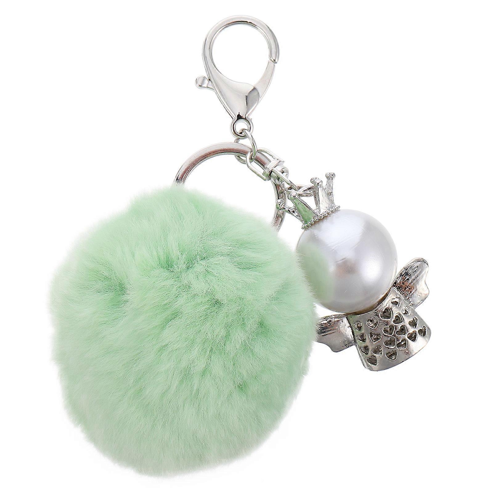 Plush Pendant Bag Key Ring, Durable Lightweight Design, Perfect for Handbags and Phones