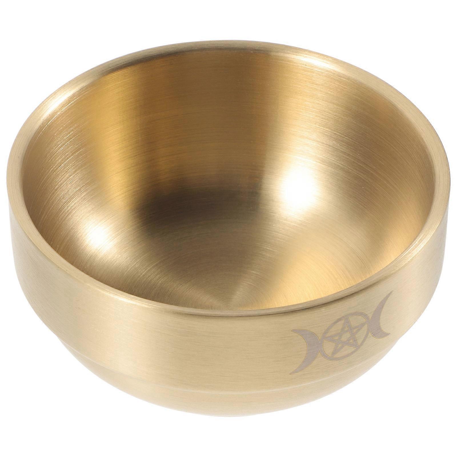 Altar Bowl with Three-Phase Moon Symbol, Detailing
