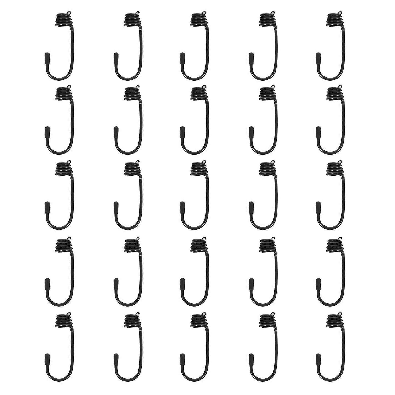Iron Material Outdoor Cord Hooks Spiral Wire Design Supporting Boating Agricultural 25 Pcs