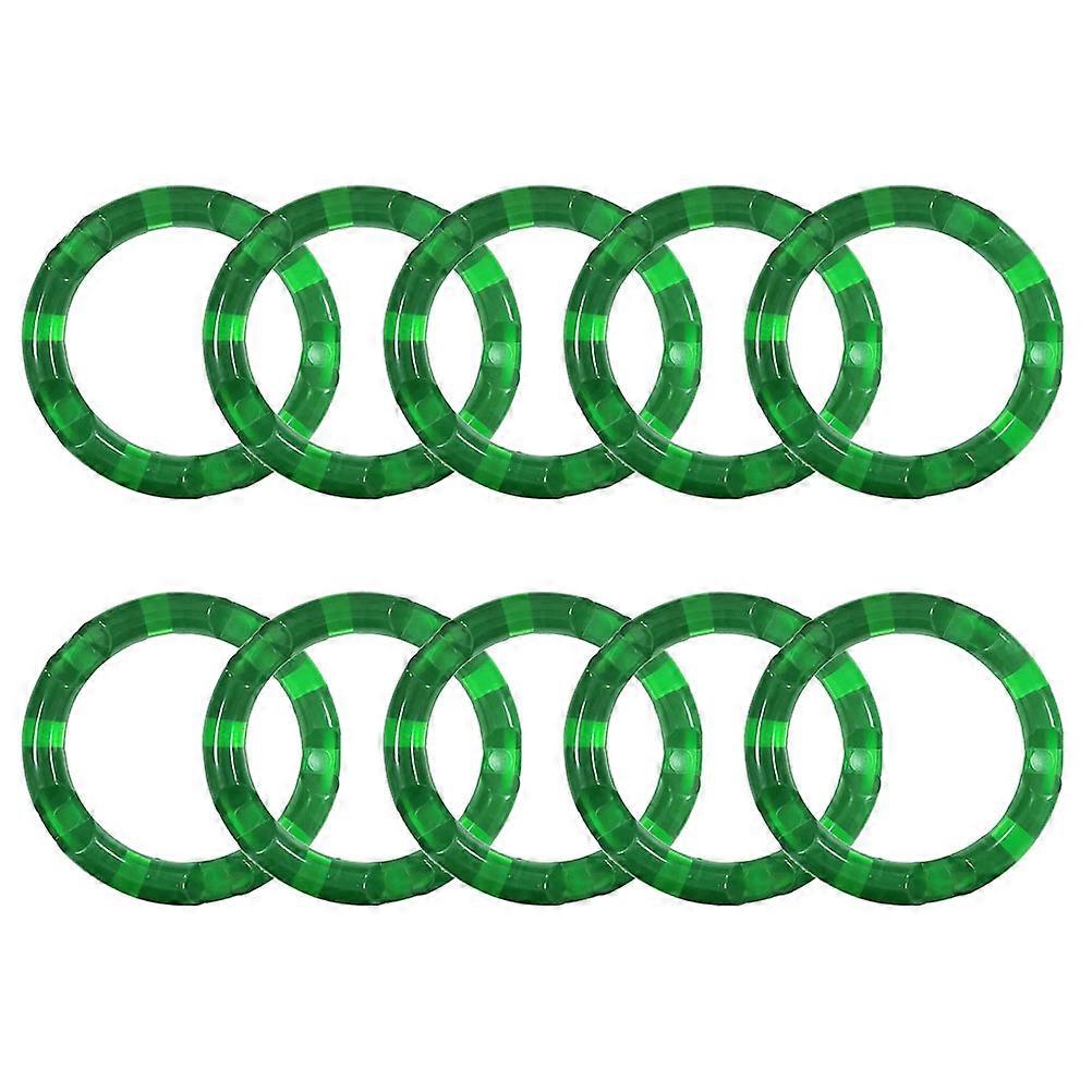 Watermelon Display Holder for Fruits Plastic Green Suitable for Round Stuff 10 Pieces