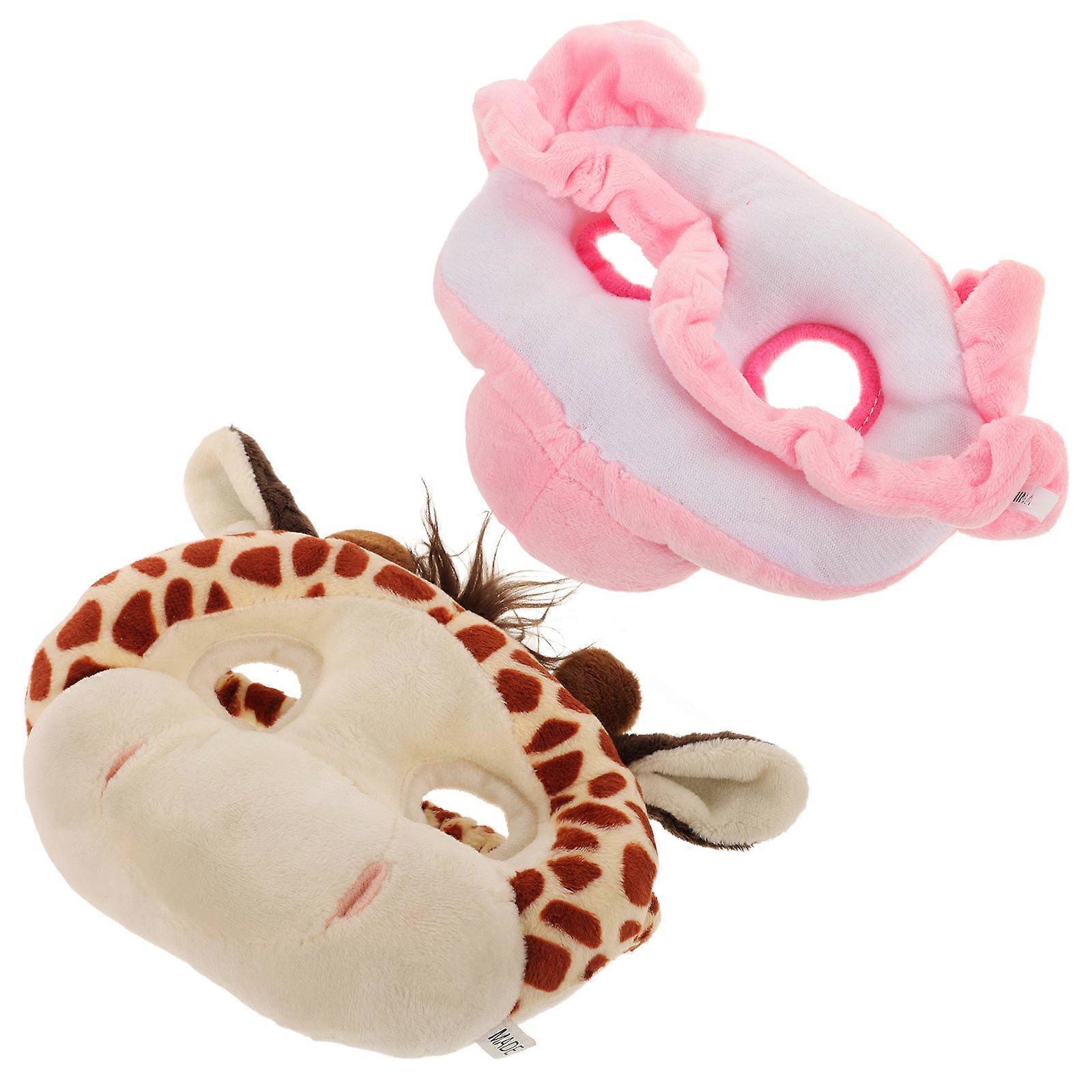 Halloween Decorative Masks 2Pack Animal Shape For Kids Perfect For Parties And Family Gatherings