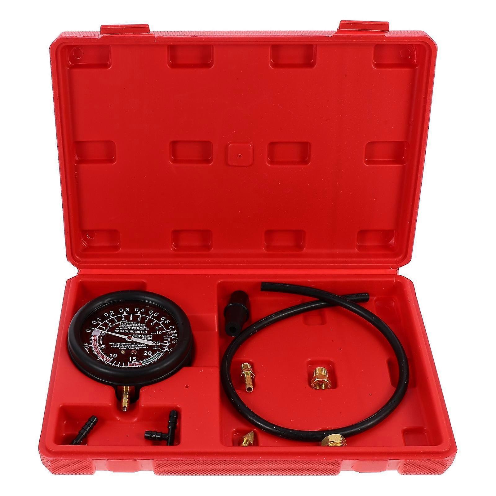 Vacuum Meter 1 Set Auto Vacuum Gauges Automotive Maintenance Tools 5.5X3.9X1.5 In Assorted Color Anti-