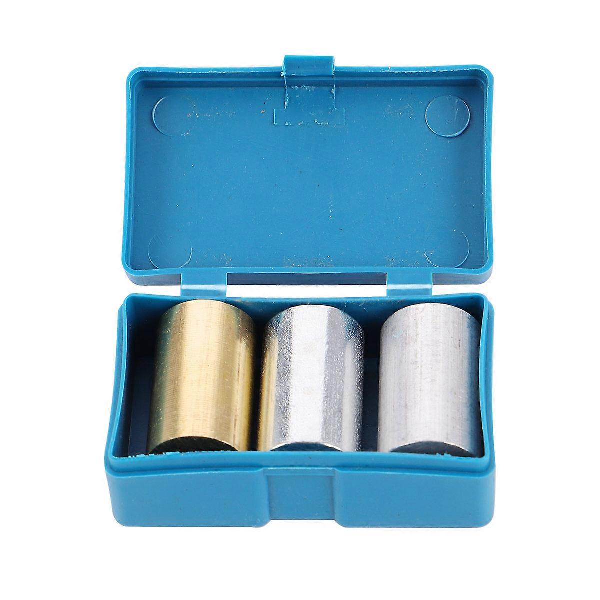 Copper and Iron Density Cylinder Set of 3 for Studying with Plastic Assorted Color
