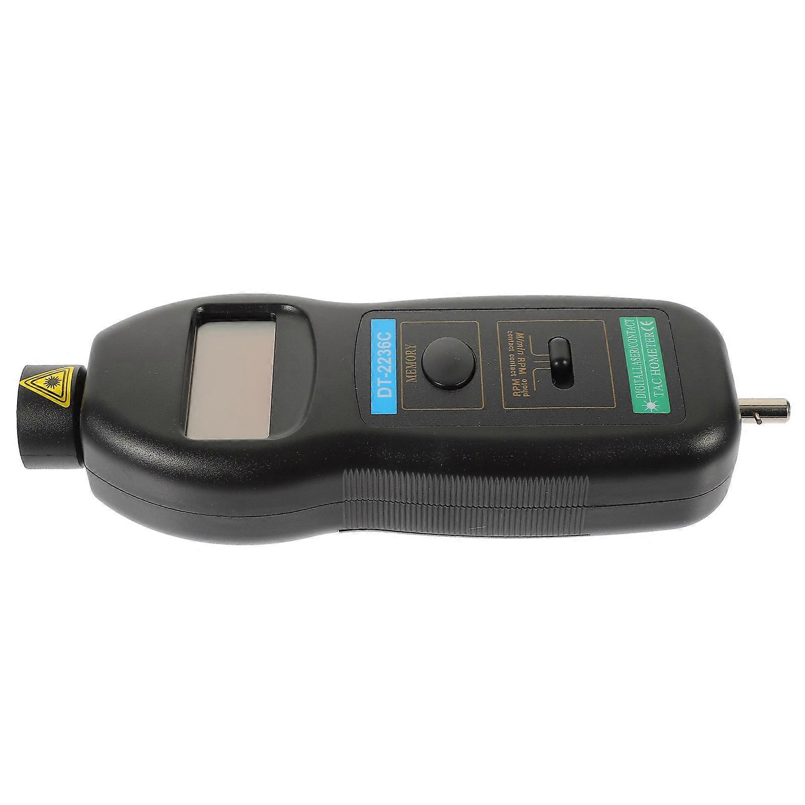 Handheld LCD Digital Tach Meter Tester For Industrial Use Featuring Smooth Housing Design 1Pack