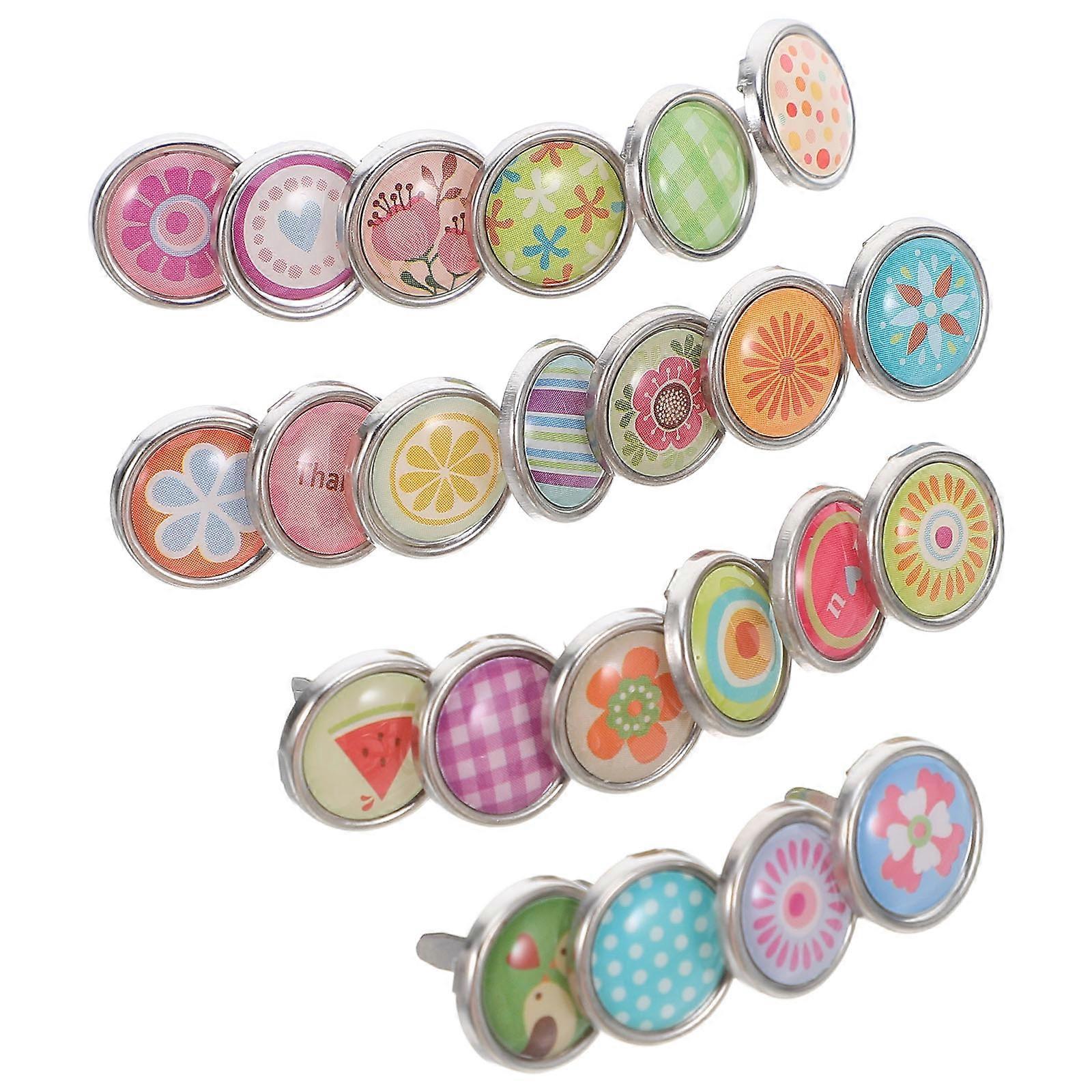 50pcs Decorative Alloy Mini Brads Craft Pins for DIY Scrapbooking, Photo Albums & Creative Projects – Pins for Crafting Enthusiasts