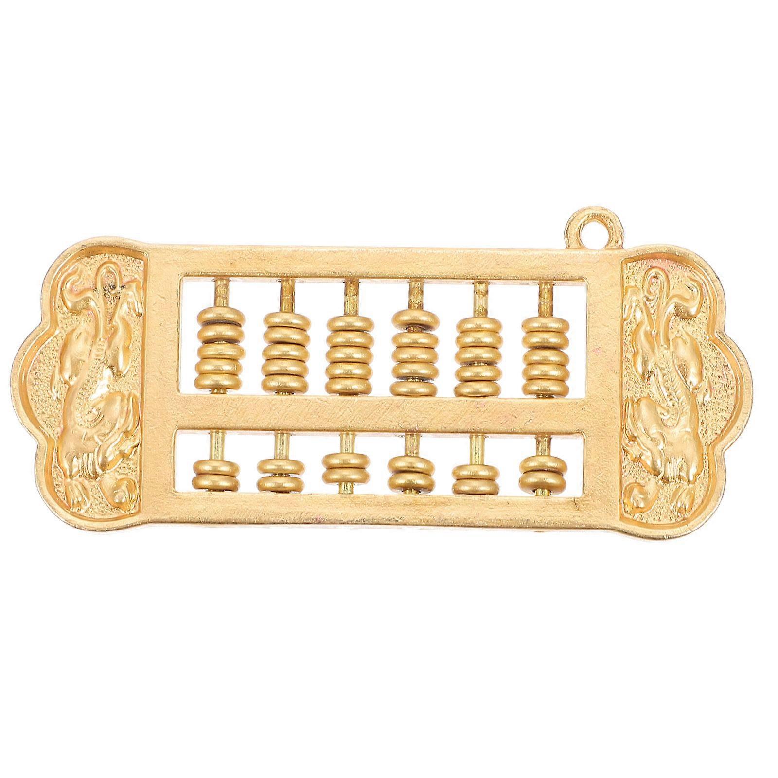 Durable Brass Key Chain Pendant with Dragon for Decor Golden 1.5 x 1 Inch