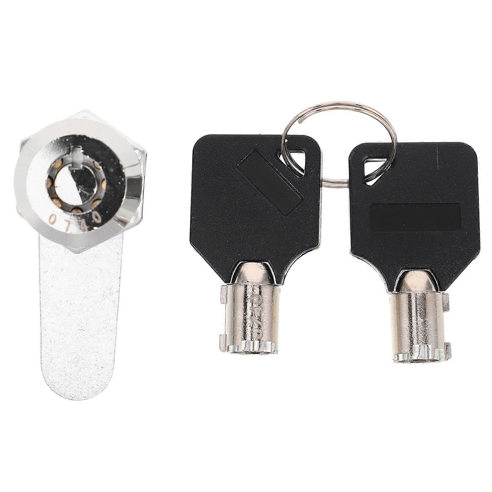Zinc Alloy Set with Keys, Compact Design for Mailboxes, Shoe Cabinets, RV Storage Replacement Hardware