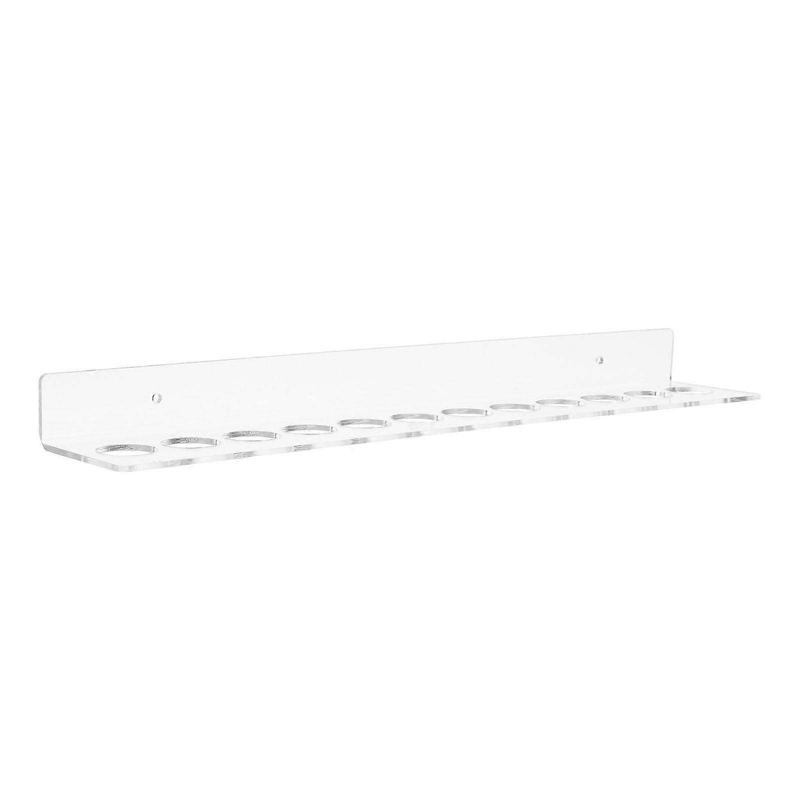 Acrylic Scissor Organizer with 12 Holes – Clear Wall Mounted Shear Display Rack for Barber Shops, Salons, Spas, and Hairdressers