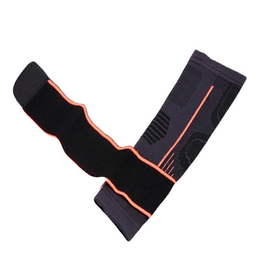 Black Elbow Arm Guard for Sports Protection Made Cloth Soft Durable and Reusable Fits Securely Under Elbow One Size
