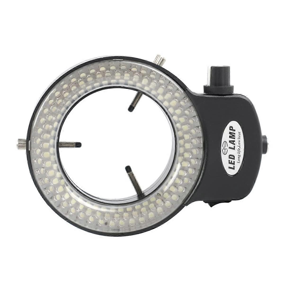 Microscope Accessories 6500K 144 Ring Light Illuminator Lamp for Industrial Video Stereo Microscope Durability and Reliable Performance