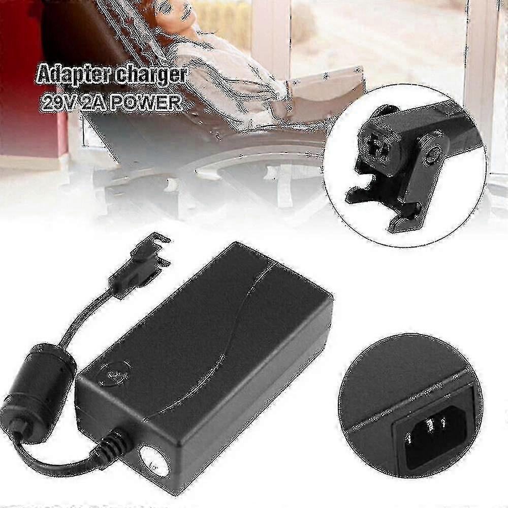 Strømforsyning for elektrisk lenestol, sofa, transformatoradapter 29v AC/DC