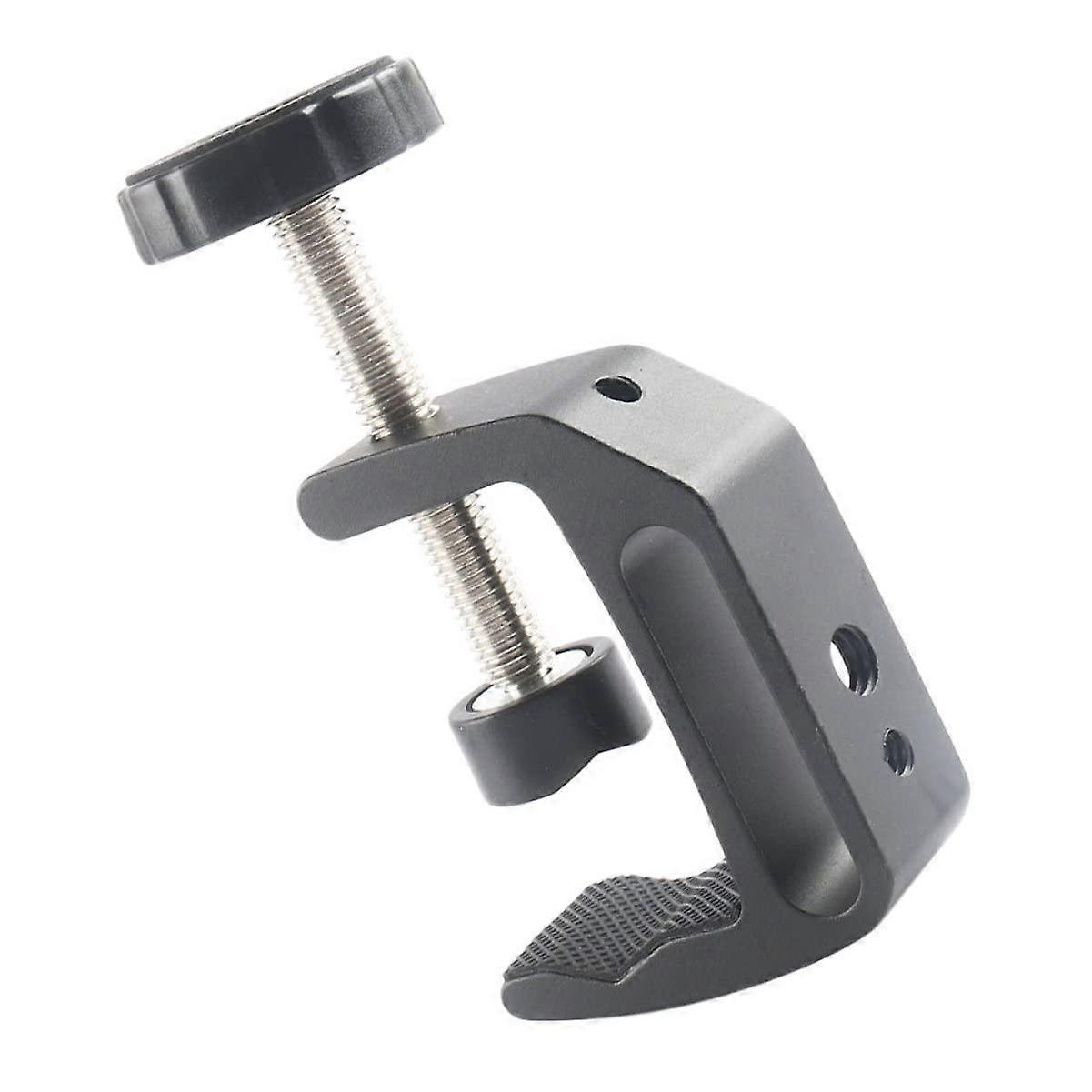 Desktop Mount Clip Adjustable C Clamp for DSLR Camera Support, Portable Photography Tripod Holder, Versatile Use